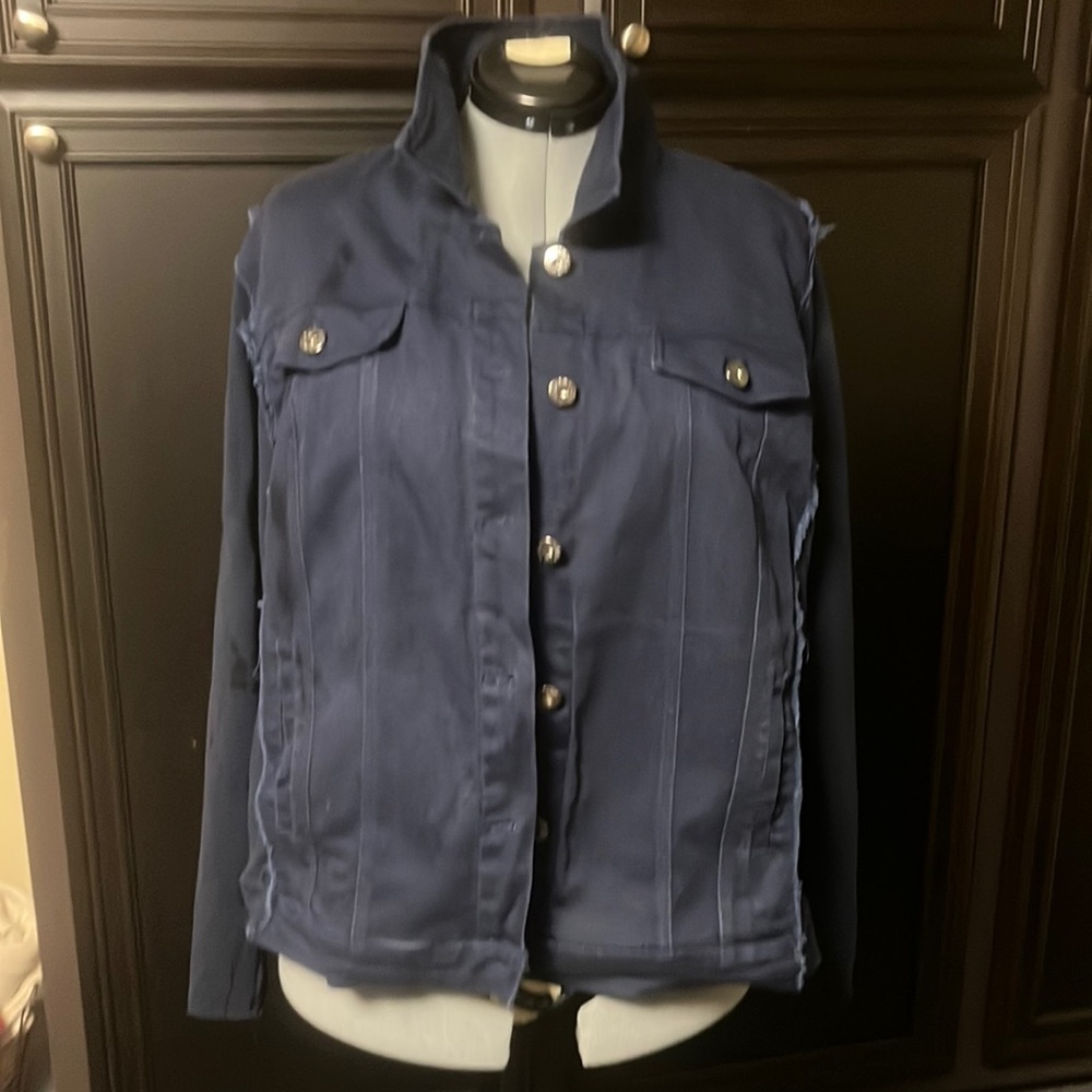Stretch Denim Jacket by Kim Gravel